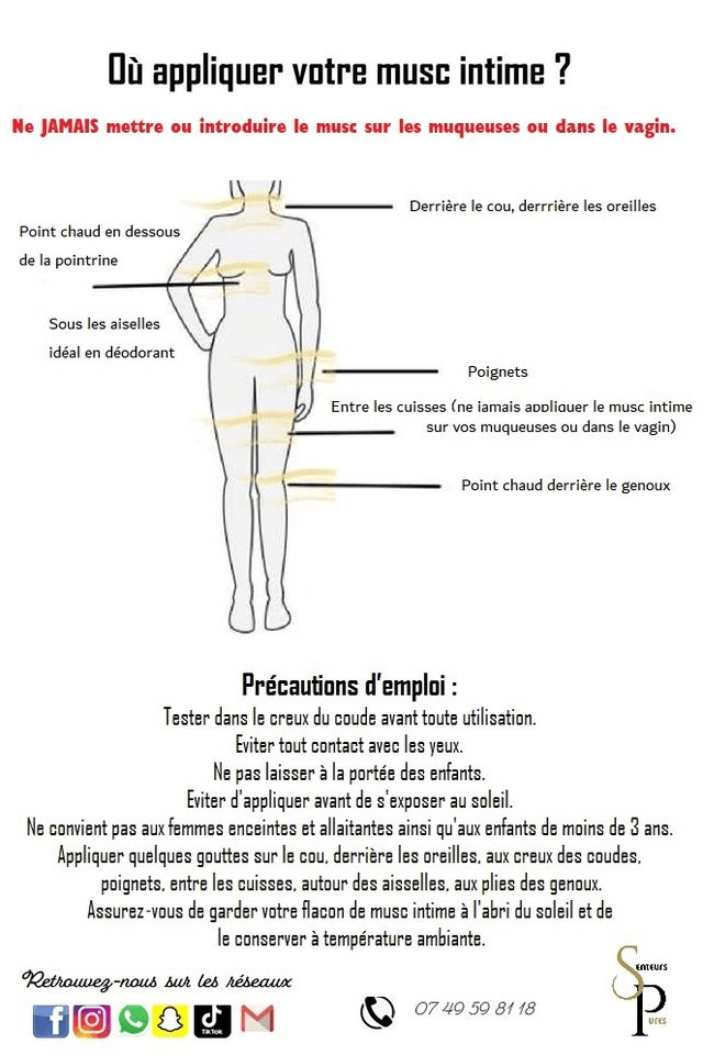 Musc intime tahara avec pompe Maria