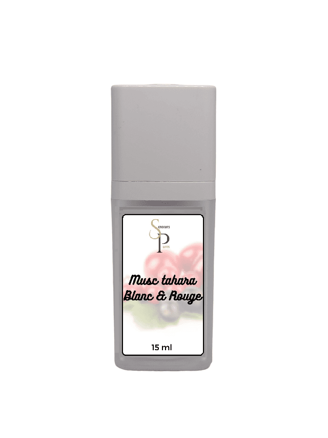 Musc intime tahara avec pompe Blanc &amp; Rouge